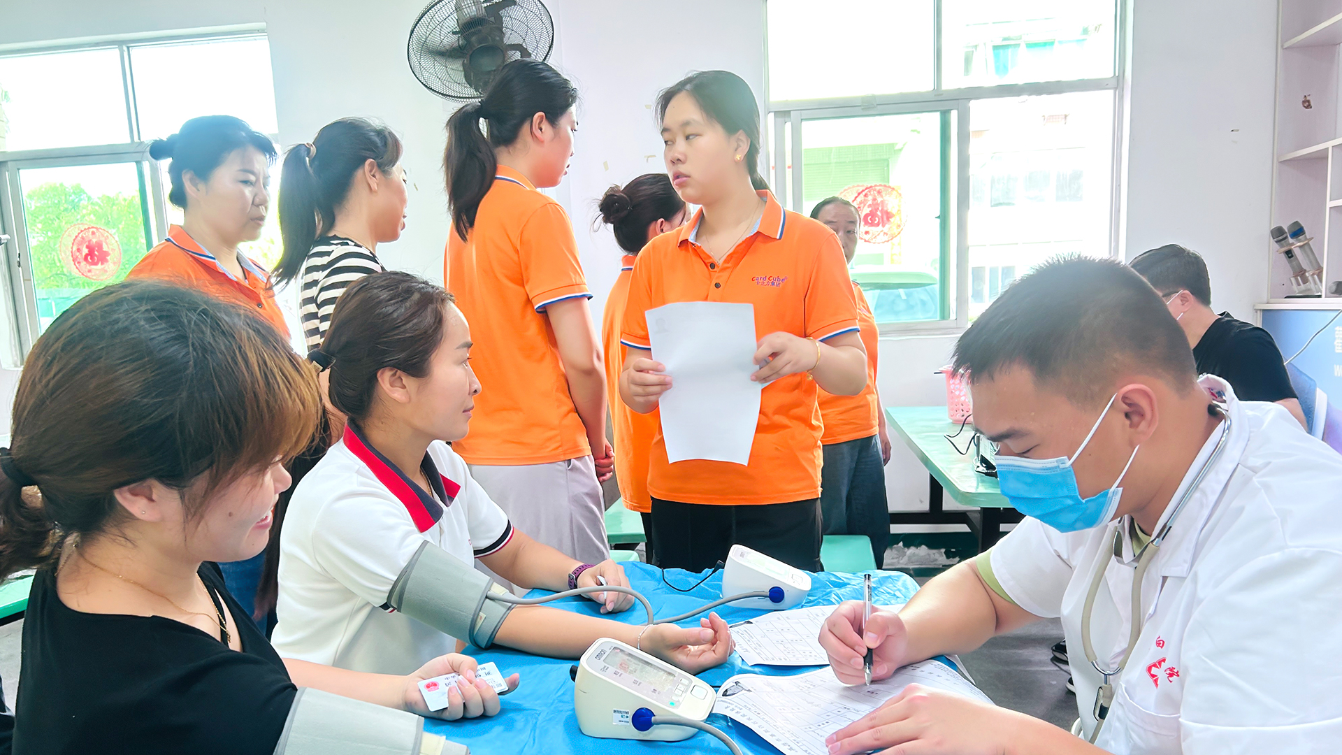 关爱员工健全 护航幸福将来 金沙8087集团RFID智能卡工厂发展2025年员工健全体检活动