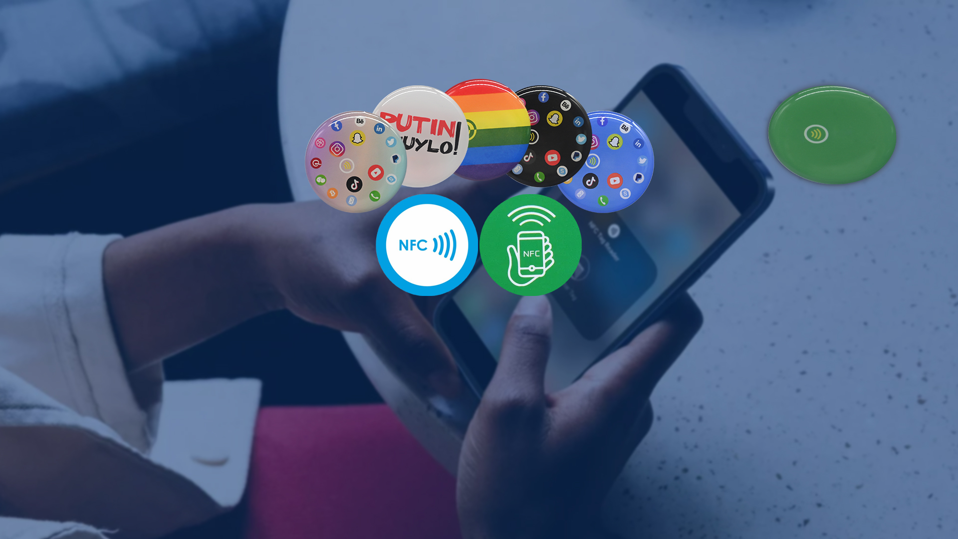 金沙8087集团专业定造NFC标签贴NFC碰碰贴NFC手机贴手机碰碰卡贴